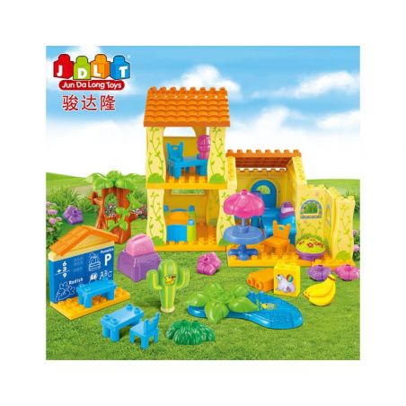 JUN DA LONG TOYS JDLT 5039A Xếp hình kiểu    Amazing House Ngôi Nhà Lý Tưởng 68 khối