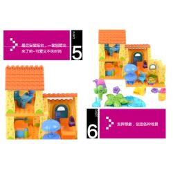 JUN DA LONG TOYS JDLT 5039A Xếp hình kiểu    Amazing House Ngôi Nhà Lý Tưởng 68 khối
