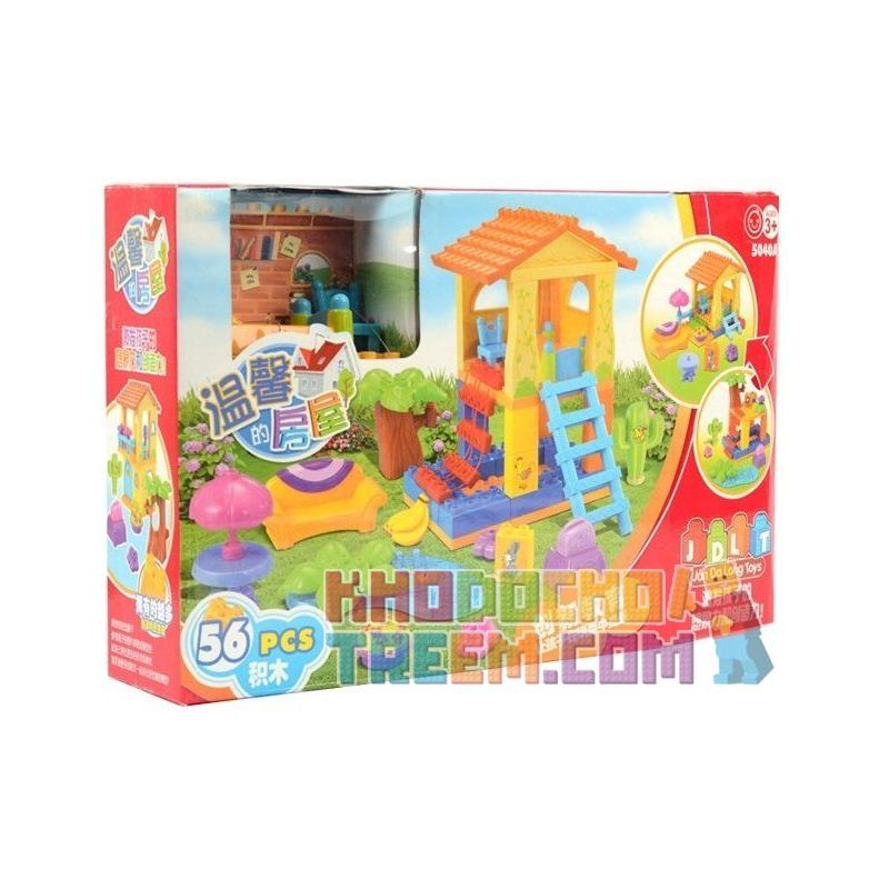 JUN DA LONG TOYS JDLT 5040A Xếp hình kiểu    Outdoor Swimming Pool Bể Bơi Của Bé 56 khối