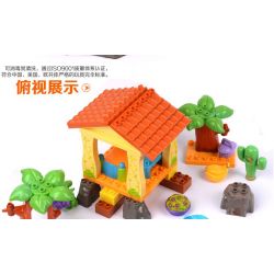 JUN DA LONG TOYS JDLT 5041A Xếp hình kiểu    Open Air Swimming Pool Bữa Tiệc Ngoài Bể Bơi 39 khối