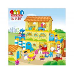 JUN DA LONG TOYS JDLT 5042A Xếp hình kiểu    Sweet Home Tòa Nhà Của Bé 143 khối