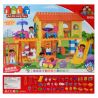 JUN DA LONG TOYS JDLT 5043A Xếp hình kiểu    House Of Kids Ngôi Nhà Của Bé Và Các Bạn Nhỏ 102 khối