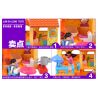 JUN DA LONG TOYS JDLT 5046A Xếp hình kiểu    Our Little House Một Ngày Của Bé Và Bạn Trong Ngôi Nhà Nhỏ 76 khối