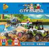 PanlosBrick 662006A Panlos Brick 662006A non  TRẢI NGHIỆM THÚ VỊ CỦA BÉ Ở NÔNG TRẠI bộ đồ chơi xếp lắp ráp ghép mô hình City Thành Phố 406 khối