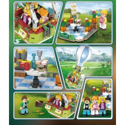 PanlosBrick 662005A Panlos Brick 662005A non  LỄ HỘI KHINH KHÍ CẦU bộ đồ chơi xếp lắp ráp ghép mô hình City Thành Phố 336 khối