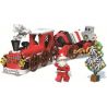 Winner 5036 non  XE LỬA HỘP QUÀ CỦA ÔNG GIÀ NOEL bộ đồ chơi xếp lắp ráp ghép mô hình Seasonal WHITE CHRISTMAS Mùa Lễ Hội 345 khối
