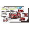 XINGBAO XB-03031 03031 XB03031 non  XE CỨU HỎA THANG XOAY bộ đồ chơi xếp lắp ráp ghép mô hình Fire Rescure FIRE-FIGHTING TRUNTABLE LADDER 711 khối