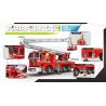 XINGBAO XB-03029 03029 XB03029 non  XE CỨU HỎA TRỤC NÂNG THANG GẬP bộ đồ chơi xếp lắp ráp ghép mô hình Fire Rescure LIFT UP FIRE ENGINES 751 khối
