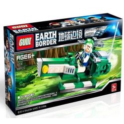GUDI 8206 non  MOTO BAY bộ đồ chơi xếp lắp ráp ghép mô hình Earth Border Biến Giới Trái Đất 88 khối