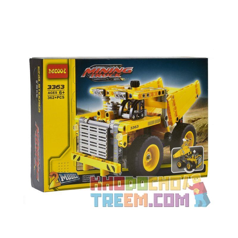 NOT  MINING TRUCK 42035 JISI 3363 LELE 38002 MouldKing 13016 Mould King 13016 QIAO LE TONG 5351 YILE 108A xếp lắp ráp ghép mô hình 2 DẠNG XE TẢI KHU MỎ BEN VÀ ỦI KHAI THÁC  Kỹ Thuật Công Nghệ Cao Mô Hình Phương Tiện 362 khối