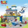 JUN DA LONG TOYS JDLT 5136A Xếp hình kiểu    Defeating Fugitives Đánh Bại Kẻ Đào Tẩu 92 khối
