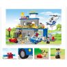 JUN DA LONG TOYS JDLT 5136A Xếp hình kiểu    Defeating Fugitives Đánh Bại Kẻ Đào Tẩu 92 khối