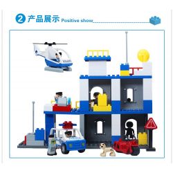 JUN DA LONG TOYS JDLT 5136A Xếp hình kiểu    Defeating Fugitives Đánh Bại Kẻ Đào Tẩu 92 khối