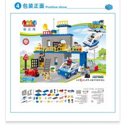 JUN DA LONG TOYS JDLT 5136A Xếp hình kiểu    Defeating Fugitives Đánh Bại Kẻ Đào Tẩu 92 khối