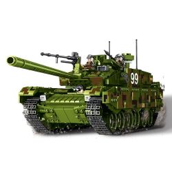 PanlosBrick 632002 Panlos Brick 632002 non  ĐỘI XE TĂNG TẤN CÔNG bộ đồ chơi xếp lắp ráp ghép mô hình Creator TYPE99 MAIN BATTLE TANK Sáng Tạo 1339 khối