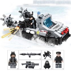 PanlosBrick 635015 Panlos Brick 635015 non  DU THUYỀN QUÂN SỰ PHÓNG TÊN LỬA bộ đồ chơi xếp lắp ráp ghép mô hình Gun Strike GUNSTRIKE Đấu Súng 322 khối