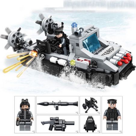 PanlosBrick 635015 Panlos Brick 635015 non  DU THUYỀN QUÂN SỰ PHÓNG TÊN LỬA bộ đồ chơi xếp lắp ráp ghép mô hình Gun Strike GUNSTRIKE Đấu Súng 322 khối