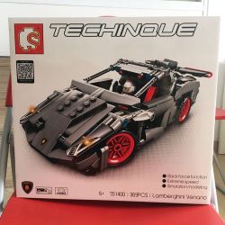 SEMBO 701400 non  SIÊU XE THỂ THAO bộ đồ chơi xếp lắp ráp ghép mô hình  LAMBERGHINI VENANO Kỹ Thuật Công Nghệ Cao Mô Hình Phương Tiện 369 khối