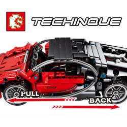 SEMBO 701401 non  SIÊU XE TỐI THƯỢNG bộ đồ chơi xếp lắp ráp ghép mô hình  BUCATTI CHIRON Kỹ Thuật Công Nghệ Cao Mô Hình Phương Tiện 422 khối