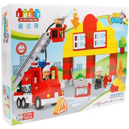 JUN DA LONG TOYS JDLT 5153A Xếp hình kiểu    High-rise Rescue Cuộc Giải Cứu Nguy Kịch 70 khối