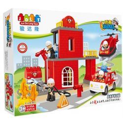 JUN DA LONG TOYS JDLT 5155A Xếp hình kiểu    Fire-Fighter Pioneers II Đội Cứu Hỏa Tiên Phong II 63 khối