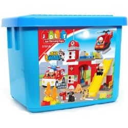 JUN DA LONG TOYS JDLT 5161A Xếp hình kiểu    Fire Fighting Task Force Đội Đặc Nhiệm Cứu Hỏa 80 khối