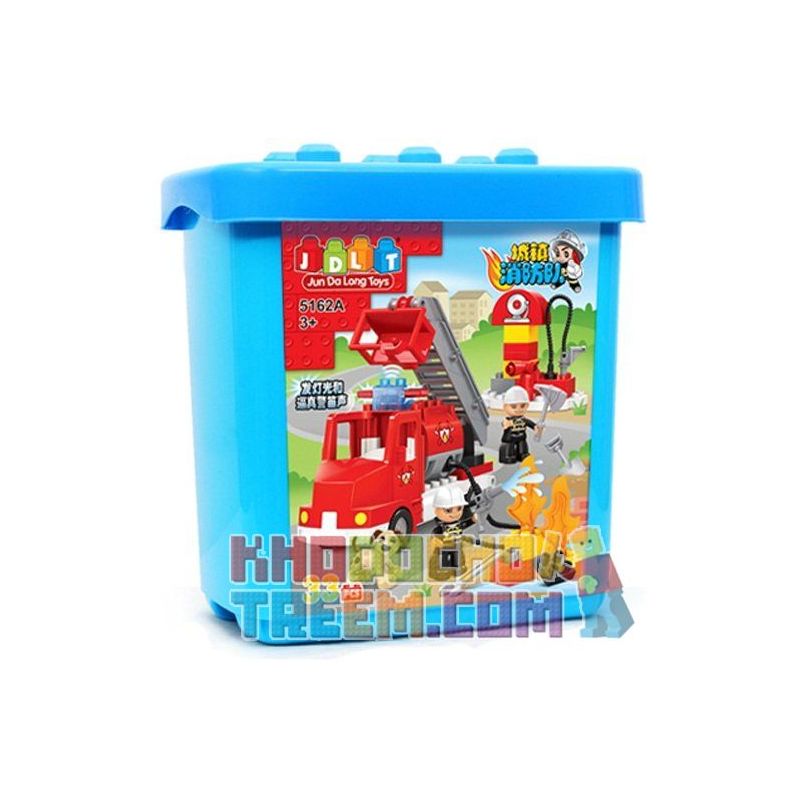 JUN DA LONG TOYS JDLT 5162A Xếp hình kiểu    Put Out Of The Fire Dập Tắt Đám Cháy 33 khối