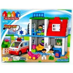 JUN DA LONG TOYS JDLT 5175A Xếp hình kiểu    Medical Emergency Station Trạm Cấp Cứu Khẩn Cấp 99 khối
