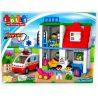 JUN DA LONG TOYS JDLT 5175A Xếp hình kiểu    Medical Emergency Station Trạm Cấp Cứu Khẩn Cấp 99 khối