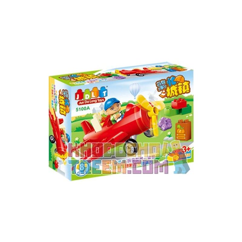 JUN DA LONG TOYS JDLT 5100A Xếp hình kiểu    Engineering Training Bé Học Làm KĨ Sư 8 khối