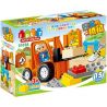 JUN DA LONG TOYS JDLT 5103A Xếp hình kiểu    Uncle Road Workers Chú Công Nhân Cầu Đường Vất Vả 15 khối
