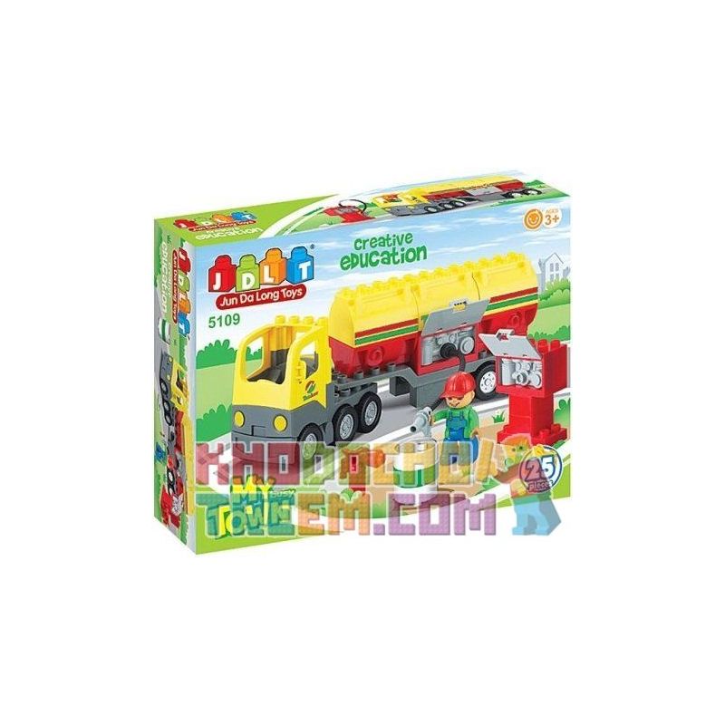 JUN DA LONG TOYS JDLT 5109A Xếp hình kiểu    Fearful Plumbers Thợ Sửa Ống Nước Vui Nhộn 25 khối