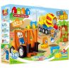 JUN DA LONG TOYS JDLT 5108A Xếp hình kiểu    Kind Construction Engineers Những Chú Kỹ Sư Xây Dựng Tốt Bụng 20 khối