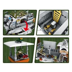 PanlosBrick 631008 Panlos Brick 631008 non  XE TĂNG ĐẦU PHÁO HỦY DIỆT bộ đồ chơi xếp lắp ráp ghép mô hình Justice Action Thi Hành Công Lý 1735 khối