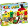 JUN DA LONG TOYS JDLT 5205A Xếp hình kiểu    Sheep Farm Nông Trại Chăn Cừu 36 khối