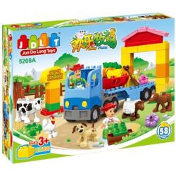 JUN DA LONG TOYS JDLT 5208A Xếp hình kiểu    Giant Farm Nông Trang Rộng Lớn 58 khối