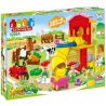 JUN DA LONG TOYS JDLT 5209A Xếp hình kiểu    Kids At Fun Farm Cùng Bé Chăm Sóc Nông Trại 60 khối