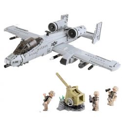 XINGBAO XB-06022 06022 XB06022 non  QUÂN ĐỘI THẾ CHIẾN II A10 bộ đồ chơi xếp lắp ráp ghép mô hình Across The Battlefield ACROSS THE BATTLEFIELD A10 Băng Qua Chiến Trường 961 khối