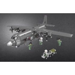 XINGBAO XB-06023 06023 XB06023 non  MÁY BAY CHIẾN ĐẤU AC130 bộ đồ chơi xếp lắp ráp ghép mô hình Across The Battlefield ACROSS THE BATTLEFIELD AC130 Băng Qua Chiến Trường 1713 khối