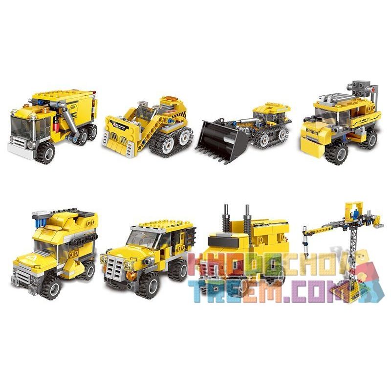 XINGBAO XB-13002 13002 XB13002 non  CÁC MẪU PHƯƠNG TIỆN CÔNG TRÌNH bộ đồ chơi xếp lắp ráp ghép mô hình Creator 3 In 1 GIANT EXCAVATOR Sáng Tạo Với 3 Mẫu 899 khối