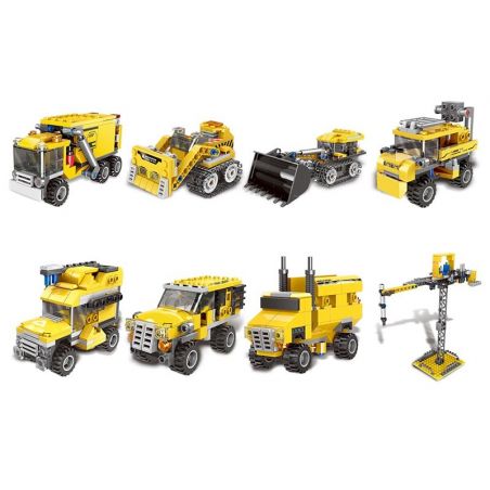 XINGBAO XB-13002 13002 XB13002 non  CÁC MẪU PHƯƠNG TIỆN CÔNG TRÌNH bộ đồ chơi xếp lắp ráp ghép mô hình Creator 3 In 1 GIANT EXCAVATOR Sáng Tạo Với 3 Mẫu 899 khối