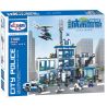 IBLOCK PL-920-121 920-121 PL920-121 Winner 7006 non  TRỤ SỞ CẢNH SÁT THÀNH PHỐ bộ đồ chơi xếp lắp ráp ghép mô hình Police CITY POLICE 1208 khối