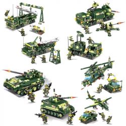 Kazi KY84057 84057 KY84058 84058 KY84059 84059 KY84060 84060 non  CÁC PHƯƠNG TIỆN QUÂN SỰ bộ đồ chơi xếp lắp ráp ghép mô hình Field Army Chiến Trường 2392 khối