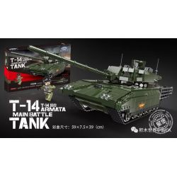 XINGBAO XB-06031 06031 XB06031 non  XE TĂNG CHỦ LỰC THẾ HỆ MỚI bộ đồ chơi xếp lắp ráp ghép mô hình Creator T-14 ARMATA MAIN BATTLE TANK Sáng Tạo 1588 khối