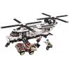 Enlighten 3208 Qman 3208 non  ĐÁNH CHẶN TÊN KHỦNG BỐ BẰNG TRỰC THĂNG CỦA QUÂN ĐỘI LIÊN HỢP QUỐC bộ đồ chơi xếp lắp ráp ghép mô hình Thunder Mission THUNDERMISSION Nhiệm Vụ Sấm Sét 650 khối
