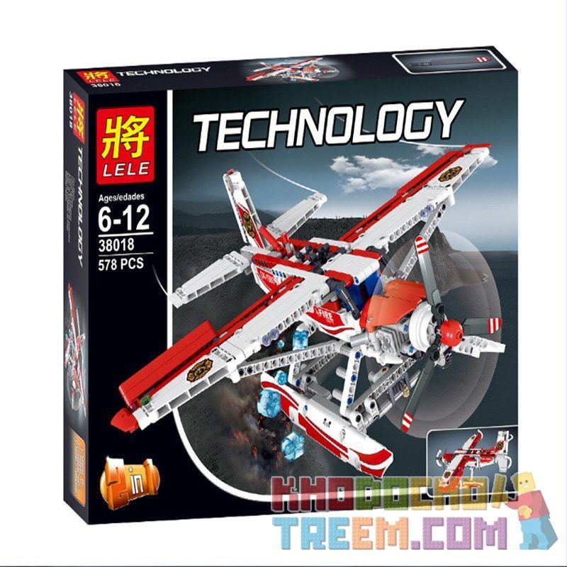 NOT  FIRE PLANE 42040 LELE 38018 MouldKing 15014 Mould King 15014 xếp lắp ráp ghép mô hình TRỰC THĂNG CỨU HỎA 2 TRONG 1 MÁY BAY CHỮA CHÁY  Kỹ Thuật Công Nghệ Cao Mô Hình Phương Tiện 578 khối