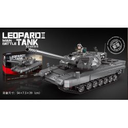 XINGBAO XB-06032 06032 XB06032 non  XE TĂNG CHỦ LỰC bộ đồ chơi xếp lắp ráp ghép mô hình Creator LEOPARD II MAIN BATTLE TANK Sáng Tạo 1426 khối