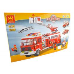 WANGE 40021N Xếp hình kiểu  CITY Fire Truck Xe Cứu Hỏa 1395 khối
