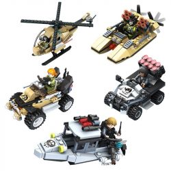 PanlosBrick 635001 635002 635003 635004 635005 Panlos Brick 635001 635002 635003 635004 635005 non  ĐỘT KÍCH CHỐNG KHỦNG BỐ SÚNG PHÓNG TÊN LỬA NHỎ bộ đồ chơi xếp lắp ráp ghép mô hình Gun Strike GUNSTRIKE Đấu Súng 130 khối