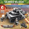 SEMBO 101213 101214 101215 101216 non  4 XE TĂNG KẾT HỢP THÀNH 1 LỚN bộ đồ chơi xếp lắp ráp ghép mô hình Empires Of Steel Đế Chế Thép 957 khối